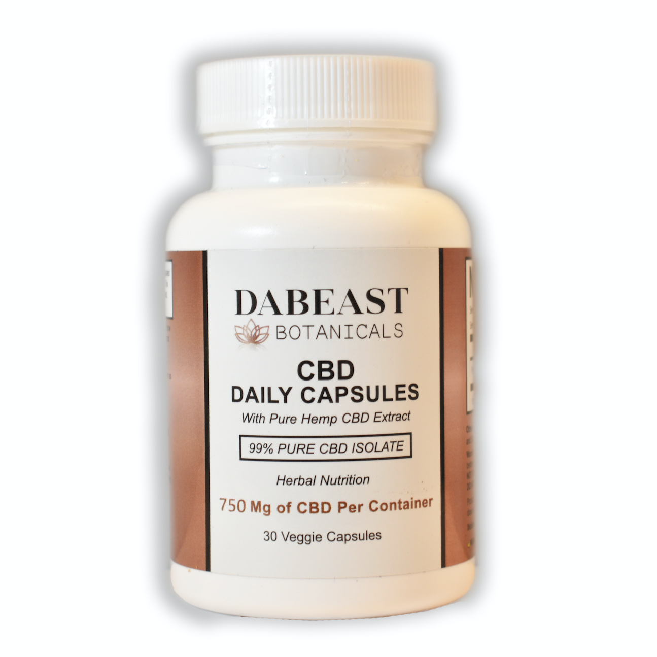 750Mg Daily CBD Veggie Capsules