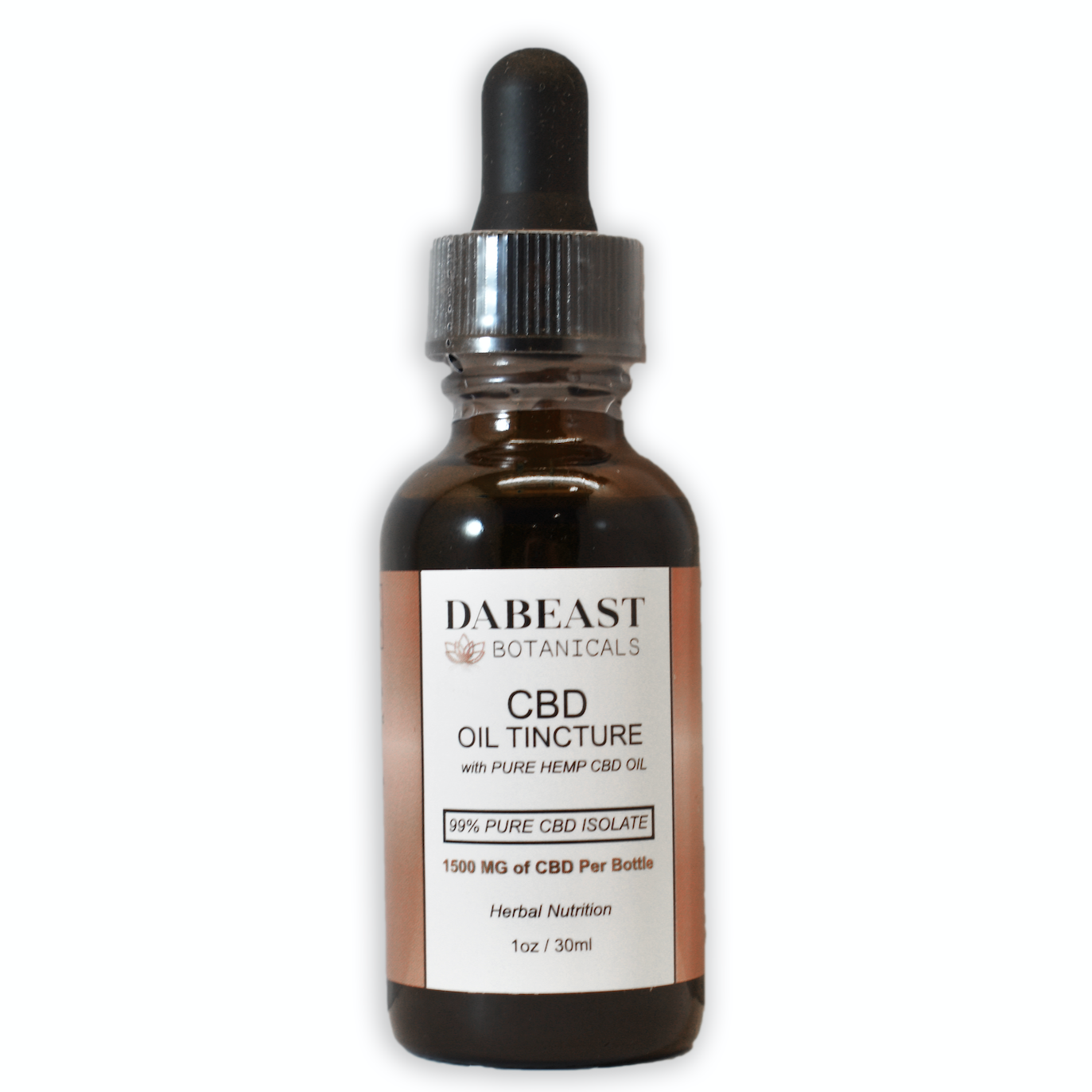 1,500Mg CBD Isolate Oil Tincture